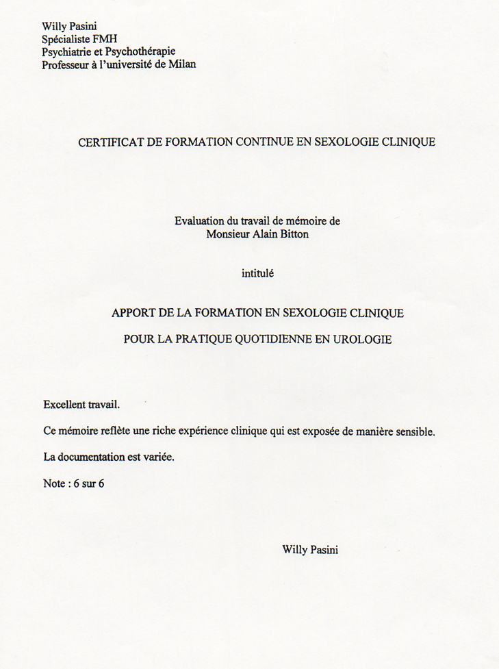 diplome universitaire sexologie